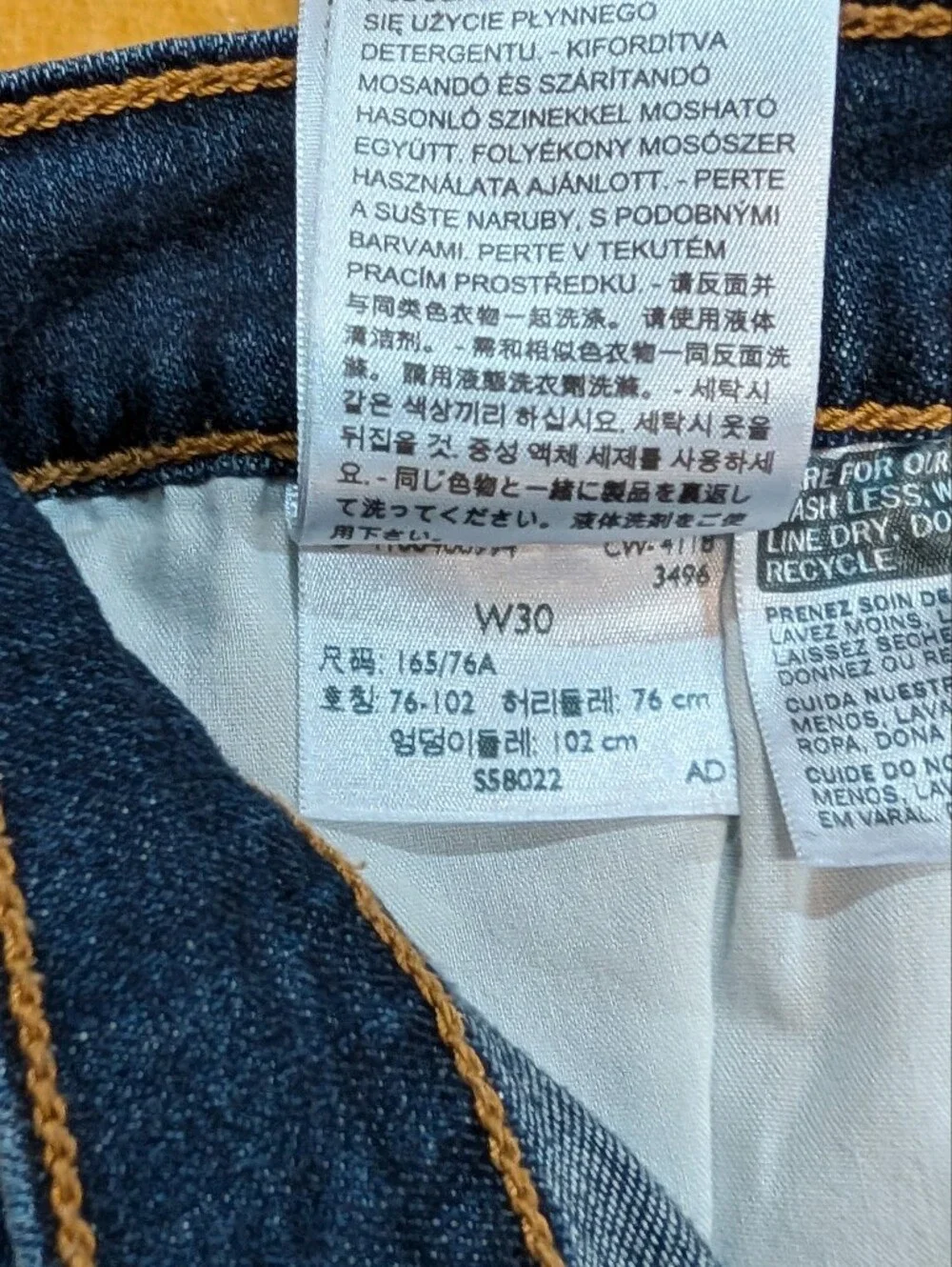 Levi's Dark Wash Denim Cutoff Shorts W30 2019